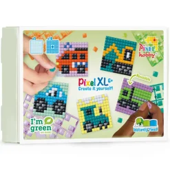 Pixel Mosaic, XL Mosaic Perler, Theme Box - Vehicles