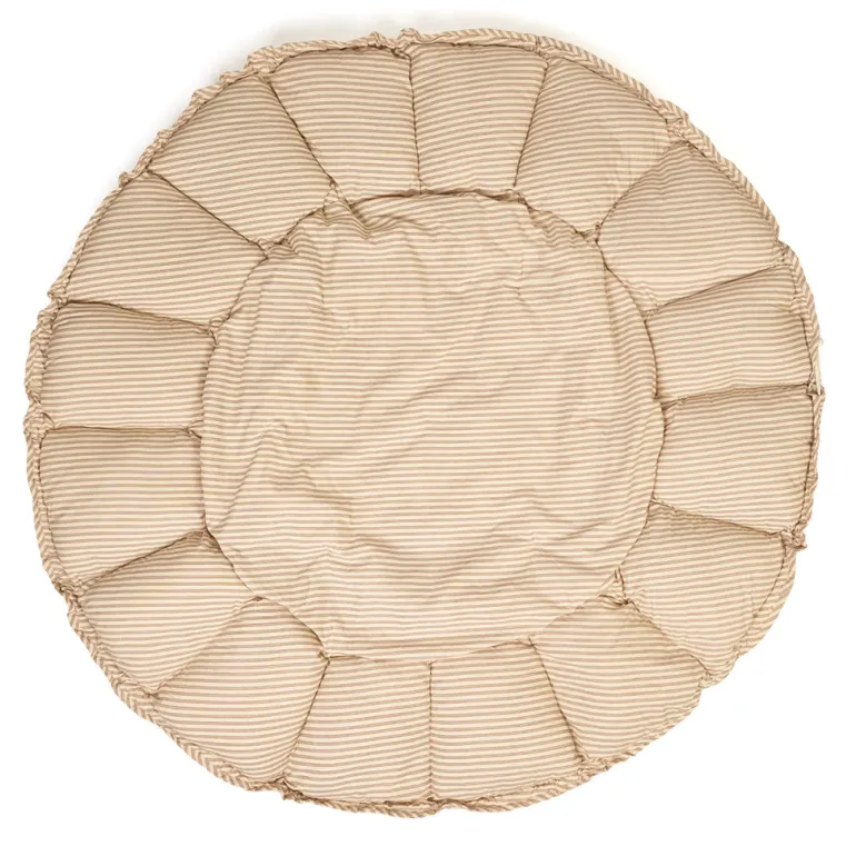 Play&Go Bloom, 3-in-1 Baby Blanket, Organic - Stripes Brown