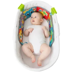 Playgro Activity Toy: Reversible Tummy Time Fabric Book with Mirror