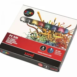 Posca Markers, 2.5 mm Tip - Set of 8
