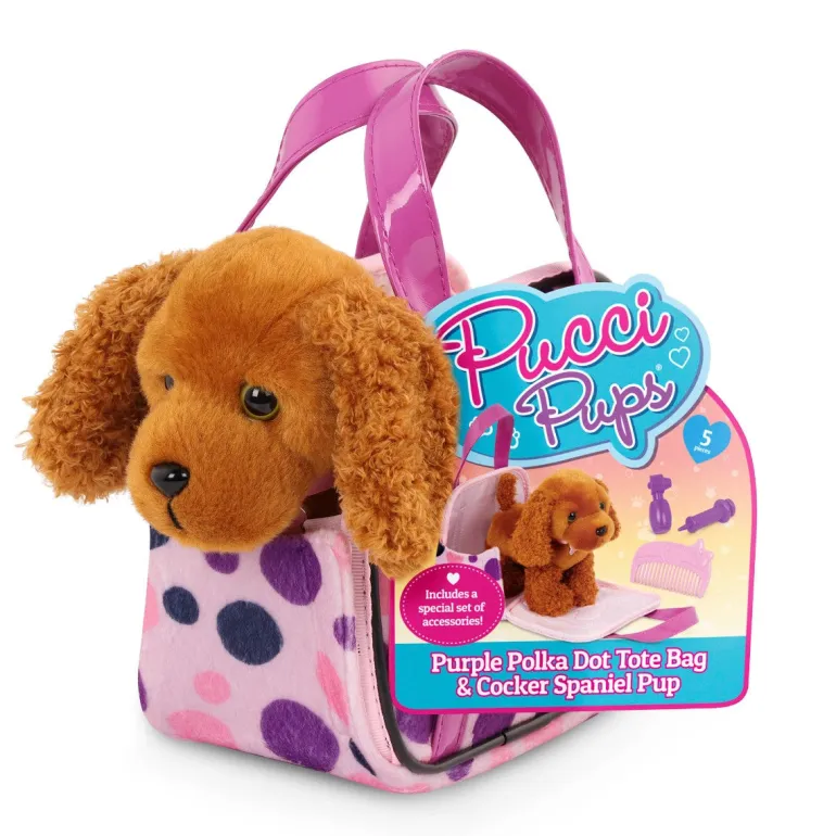 Pucci Pups Dog in a Polka Dot Bag