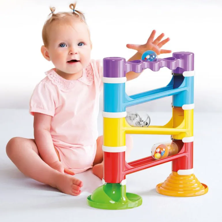 Quercetti Marble Run, Migoga Tower with Sound - 17 Pieces