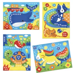 Quercetti Peg Board, Fantacolor Animals