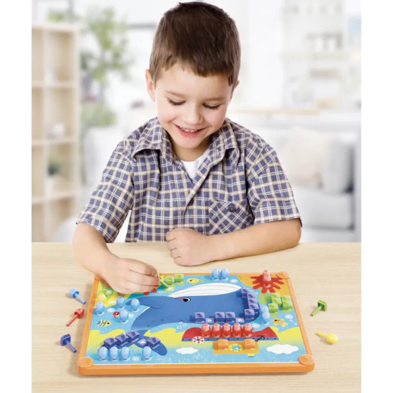 Quercetti Peg Board, Fantacolor Animals
