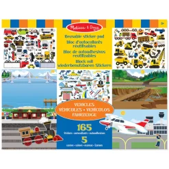 Reusable Foam Stickers - Vehicles