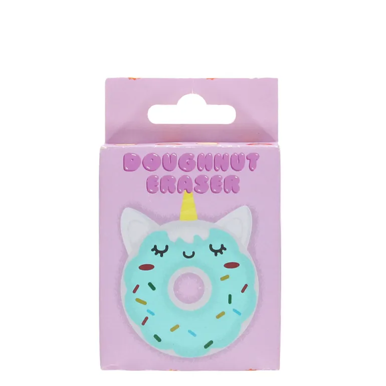Rex London Eraser, Animal Doughnut - Unicorn