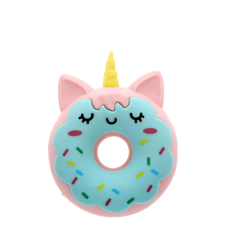 Rex London Eraser, Animal Doughnut - Unicorn