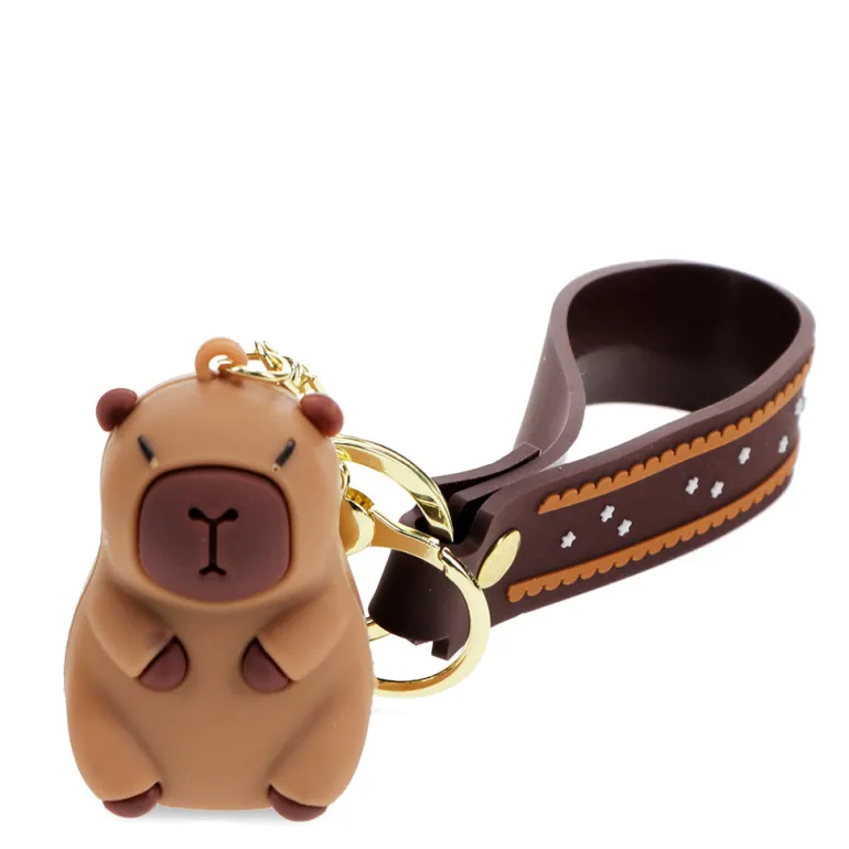 Rex London Keychain with Capybara Pendant