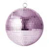 Rice Disco Ball in Soft Pink, 25 cm