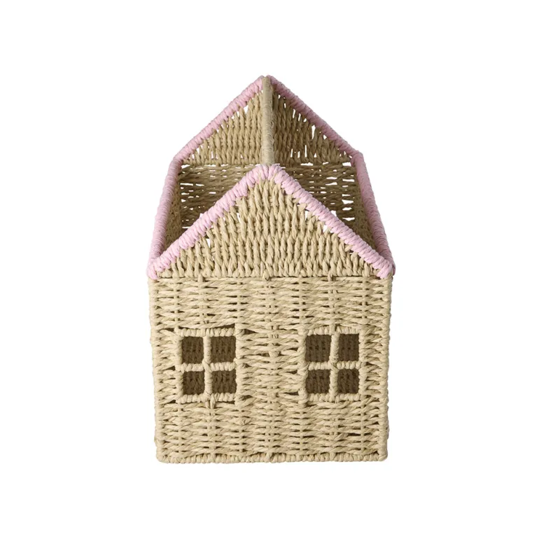 Rice House for Book Storage - Pink