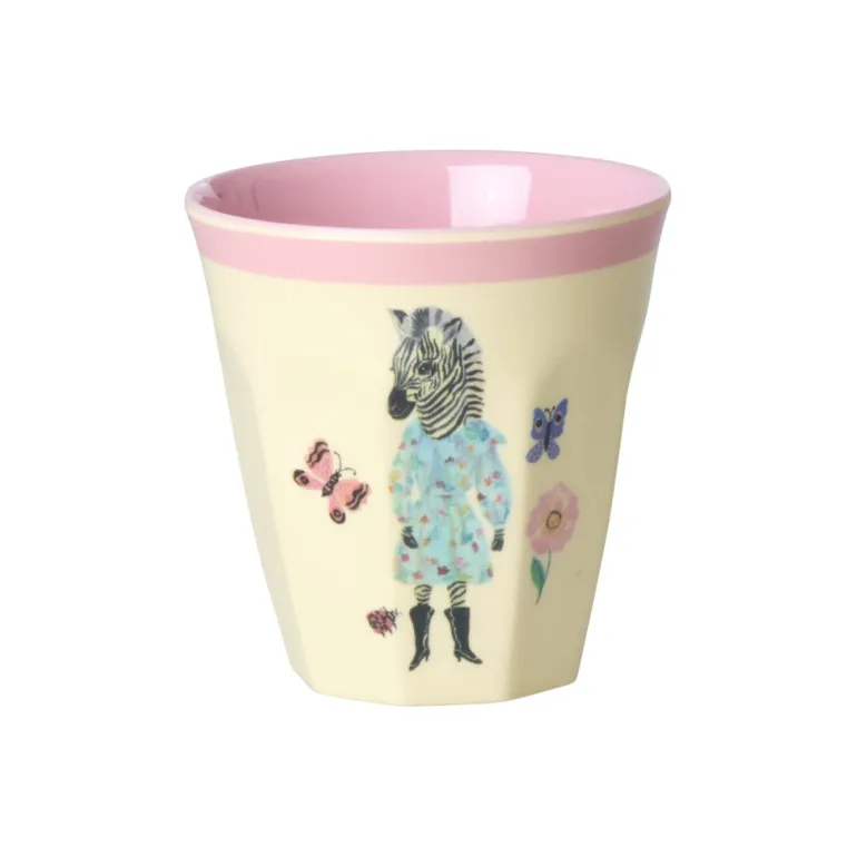 Rice Melamine Cups, Multicoloured, Nathalie Lété Print, 6-Pack - Small