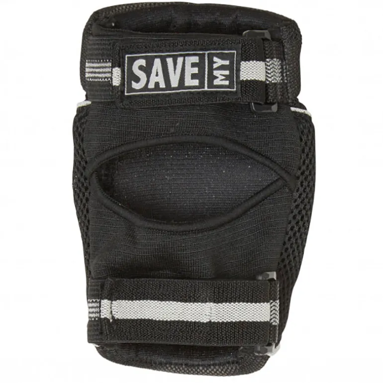 Save My Bones, Protective Gear for Roller Skating, Black - Sizes XS-L
