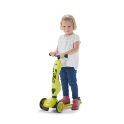 Scoot and Ride, Highway Kick 1, Push & Go Scooter with Push Bar - Wildberry