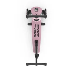 Scoot and Ride, Highway Kick 1, Push & Go Scooter with Push Bar - Wildberry