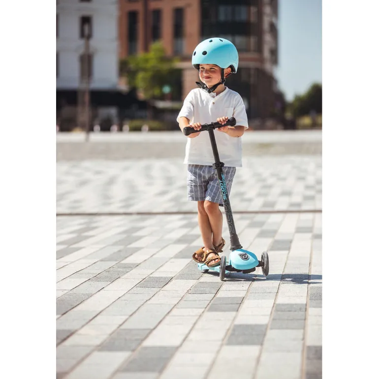 Scoot and Ride Highway Kick 3 Scooter – LED Blueberry