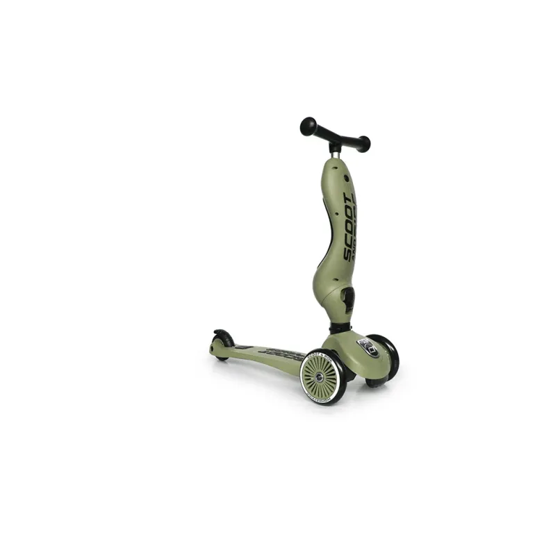 Scoot and Ride Highway Kick 1, Scooter - Olive