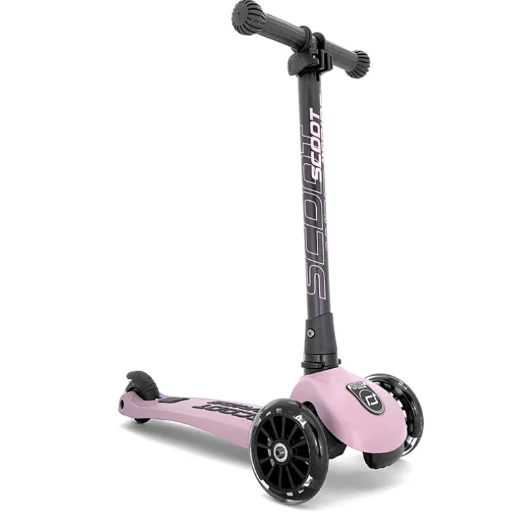 Scoot and Ride Highway Kick 3, Scooter - LED Rose
