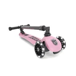 Scoot and Ride Highway Kick 3, Scooter - LED Rose