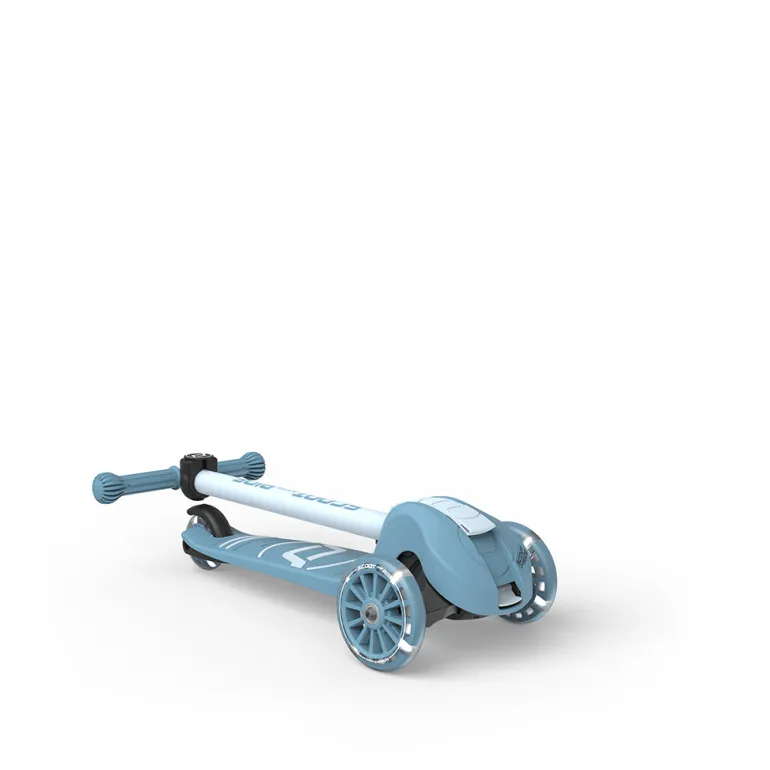 Scoot and Ride Highway Kick 3S Scooter - LED Steel