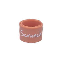 Scrunch ID Bracelet for Names – Coral
