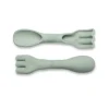Scrunch Sand Toy, Shovel/Rake Combo - Double-Digger - Dusty Green
