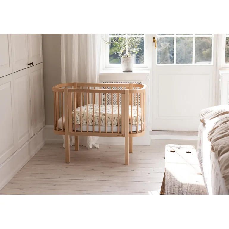 Sebra Baby Bed, Bedside Crib - Wooden Edition