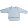 Sebra Baby Bib with Sleeves, Powder Blue