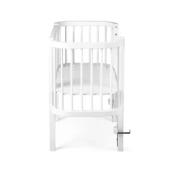 Sebra Baby Cot, Bedside Crib – Classic White