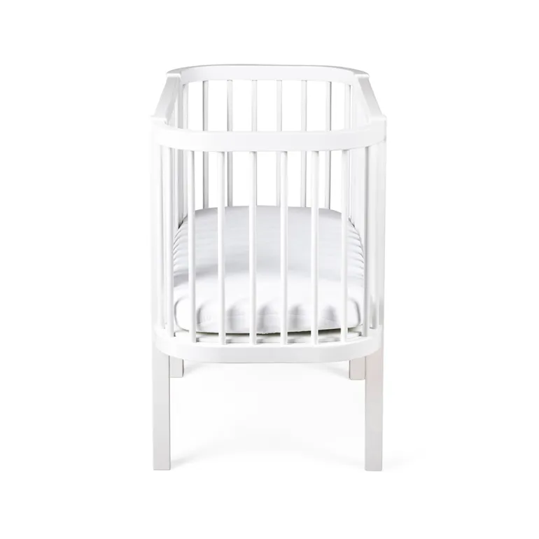 Sebra Baby Cot, Bedside Crib – Classic White