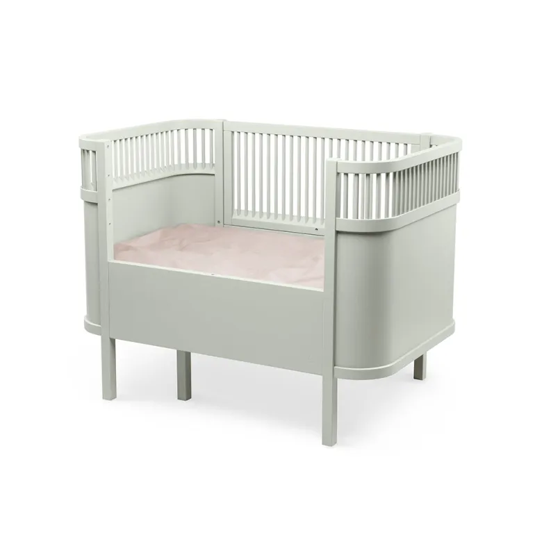 Sebra Bed, Baby and Junior - Mist Green