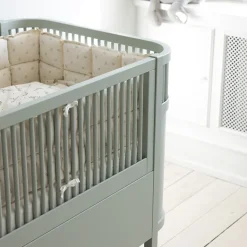 Sebra Bed, Baby and Junior - Mist Green