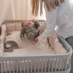 Sebra Bed, Baby and Junior - Stone