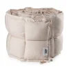 Sebra Bed Bumper, Kapok – Birchbark Rose