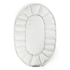 Sebra 3-in-1 Baby Nest, Baby Lift, and Play Mat, Sophora Leaves - Beige