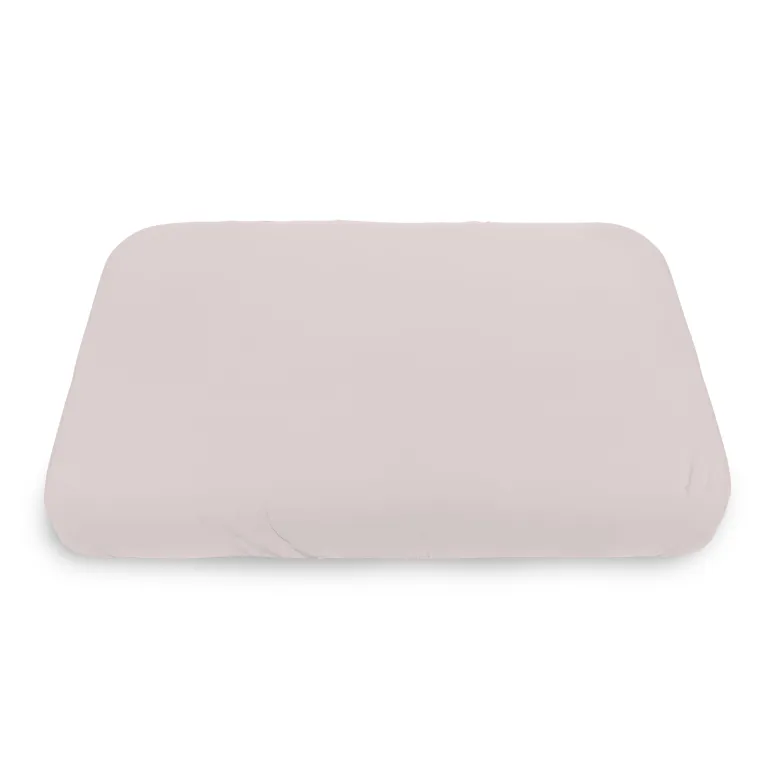 Sebra Jersey Fitted Sheet, Baby 70 x 120 cm – Birchbark Rose