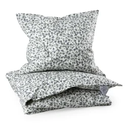 Sebra Junior Bedding, Organic - Blue Olive