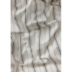 Sebra Junior Bedding Set, Organic – Cream Stripe