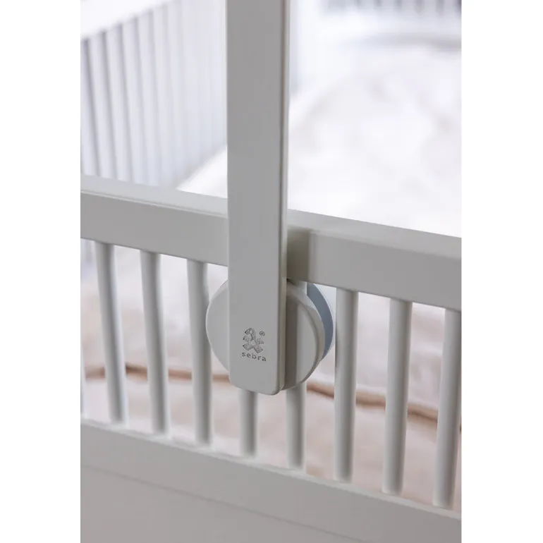 Sebra Mobile and Canopy Holder, Classic White