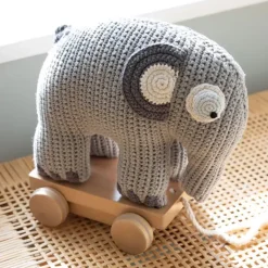 Sebra Pull-Along Toy, Fanto - Classic Grey