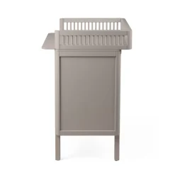 Sebra puslebord i træ, 2-i-1 design m. skuffer - Jetty beige