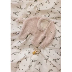 Sebra Security Blanket and Pacifier Holder - Pink Elephant