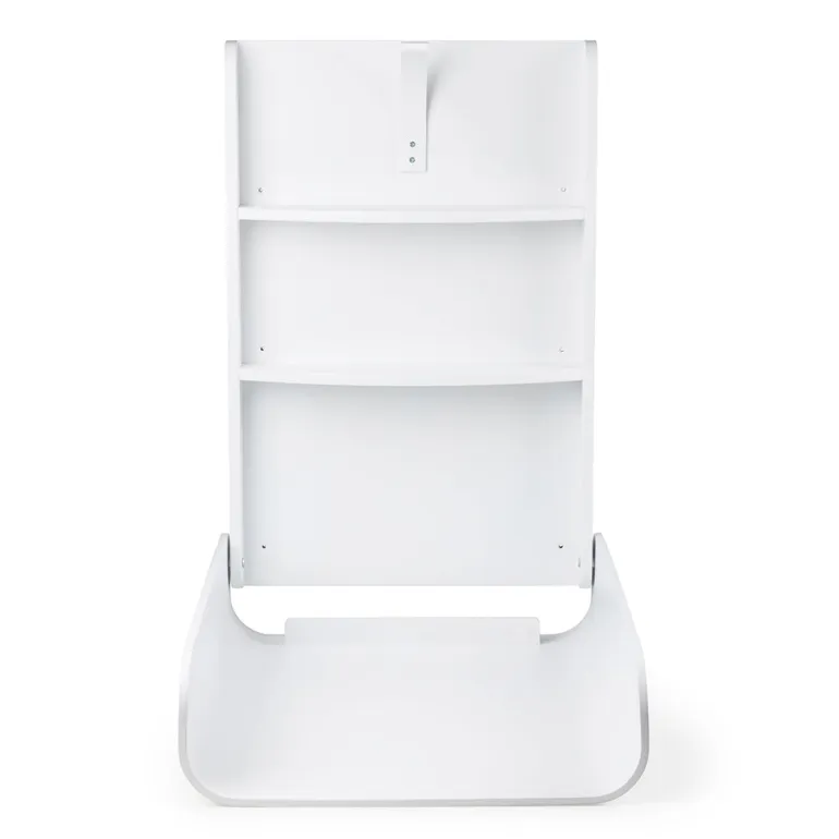 Sebra Væghængt puslebord i træ, Classic white