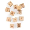 Sebra Wooden Building Blocks, 12 pcs. - Number Blocks