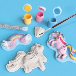 SES Creative Creative Kit, Cast and Paint – Unicorns in Plaster
