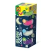 SES Creative Modeling Dough, Silky Soft Glow-in-the-Dark 4x90g