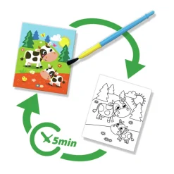 SES Creative, Paint with Water - Farm Coloring Book