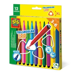 SES Creative Triangular Grip Markers