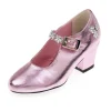 Shimmering Pink Princess Shoes, Sizes 25–34