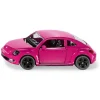 Siku Toy Car, VW The Beetle, Pink - 7.8 x 3.6 cm