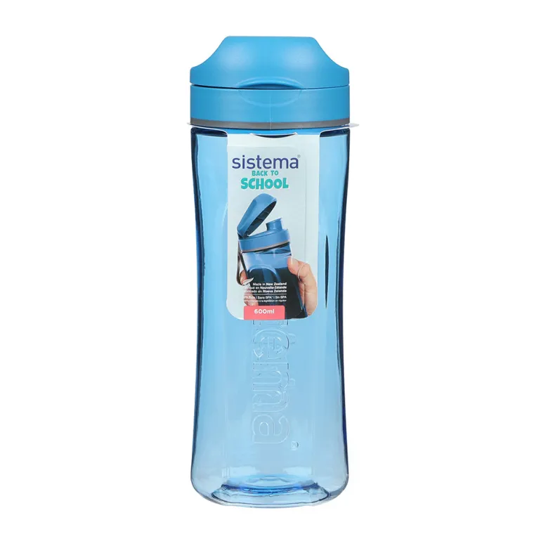 Sistema Drinking Bottle, Tritan Swift, 600 ml – Satin Sky Blue